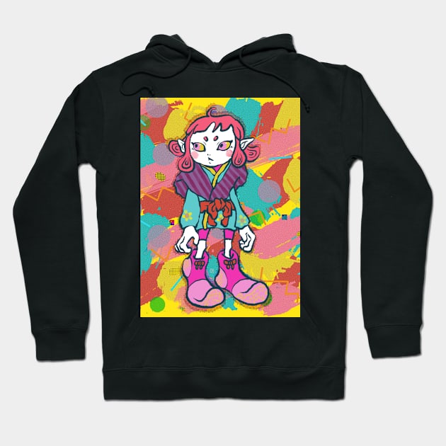 Yokai Hoodie by miacomart